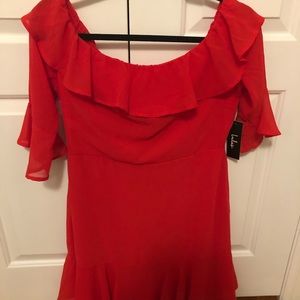 Lulus red dress